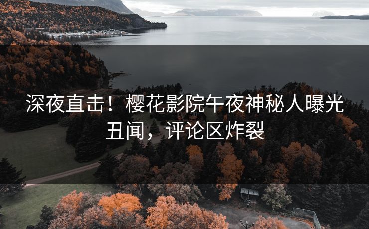 深夜直击！樱花影院午夜神秘人曝光丑闻，评论区炸裂